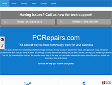 Tablet Screenshot of pcrepairs.com