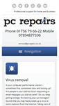 Mobile Screenshot of pcrepairs.co.uk