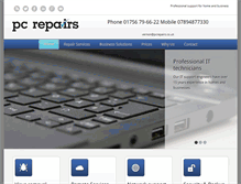 Tablet Screenshot of pcrepairs.co.uk